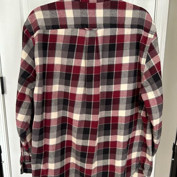 Jachs Men’s Red Plaid 100% Cotton Button Down Shirt Cabincore Size Extra Large - Picture 3 of 10